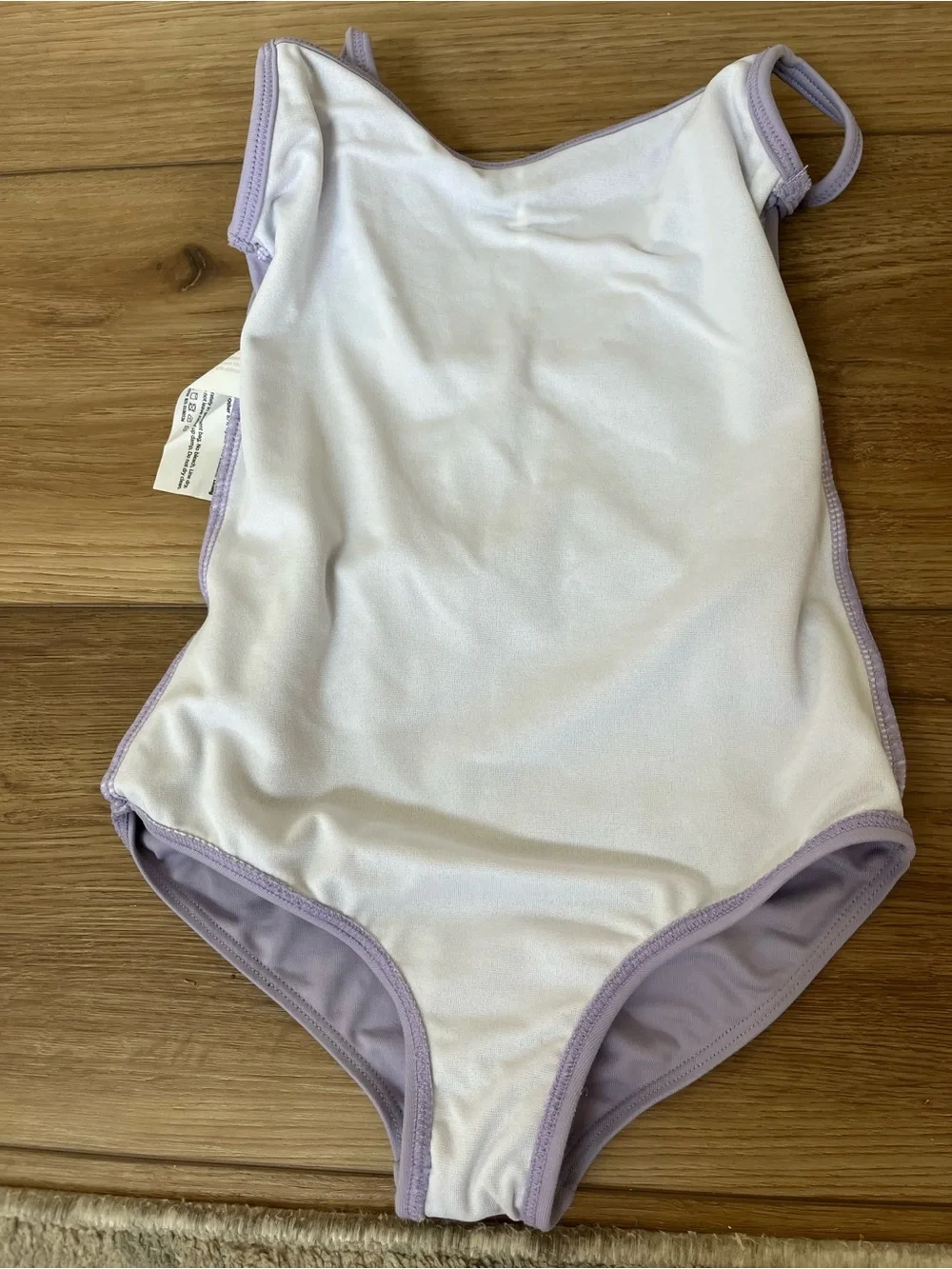 Mirella Lavender Braided-Strap Dance Leotard